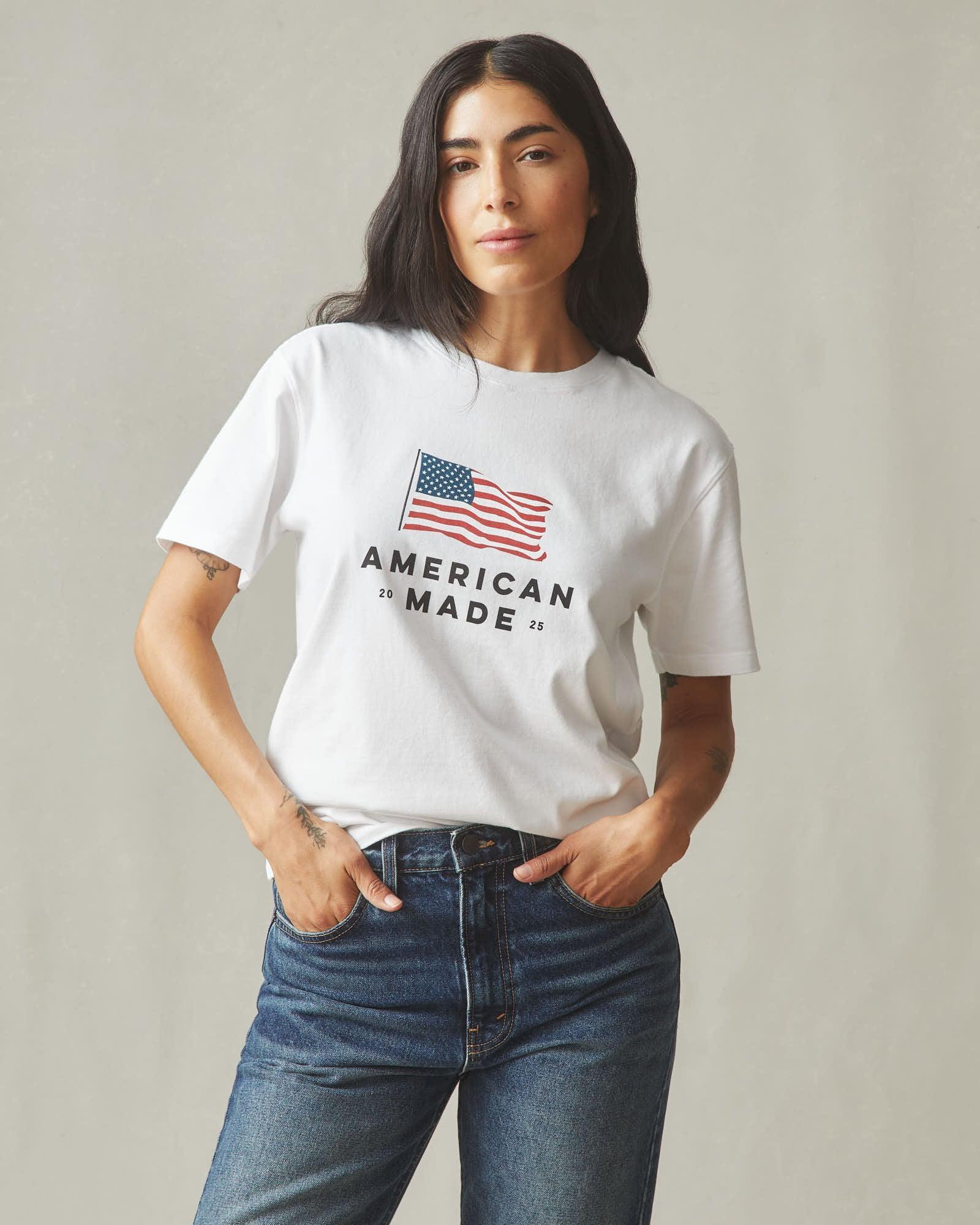 Fourth of July Tee - White Product Image