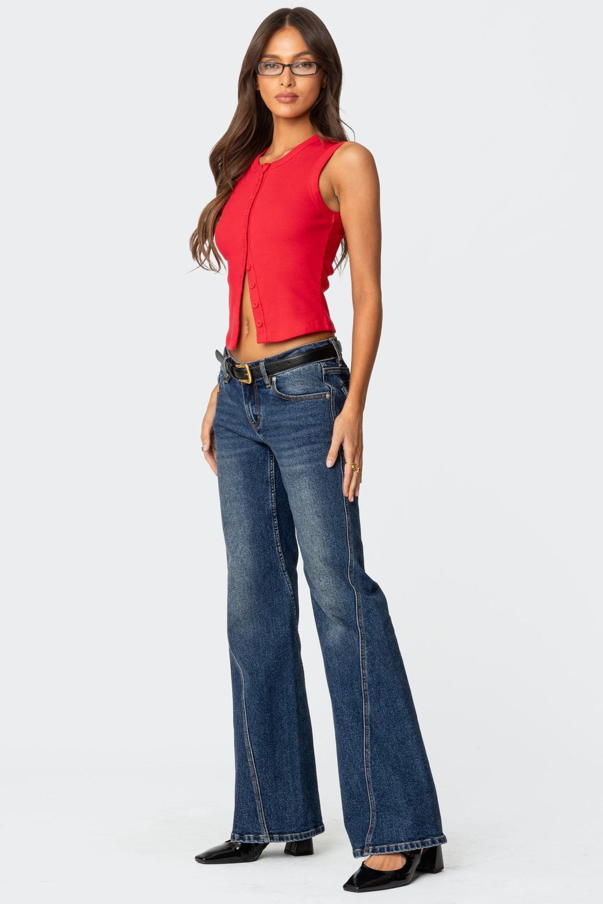 Basel Button Up Tank Top Product Image