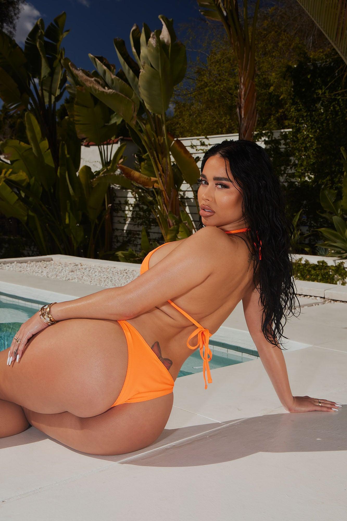 Sun And Surf 4 Piece Bikini Set - Orange Product Image