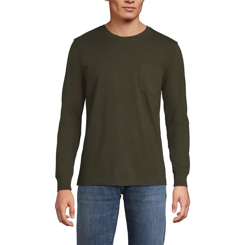 Men's Lands' End Super-T Pocket Tee,  Product Image