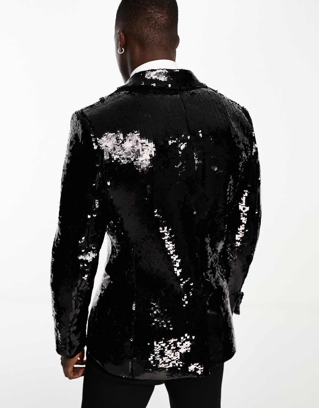 ASOS DESIGNS sequin blazer Product Image