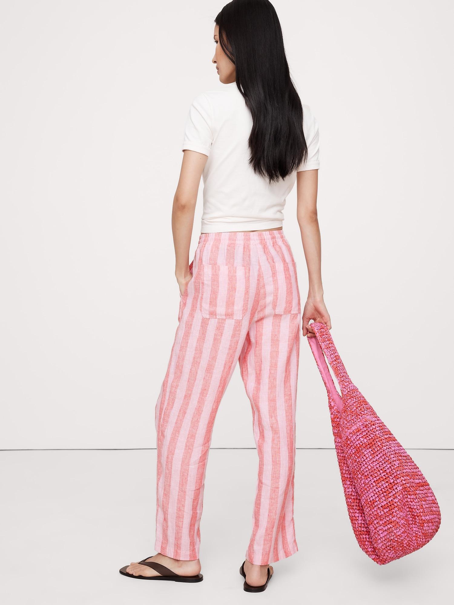 Linen Pull-On Ankle Pant Product Image