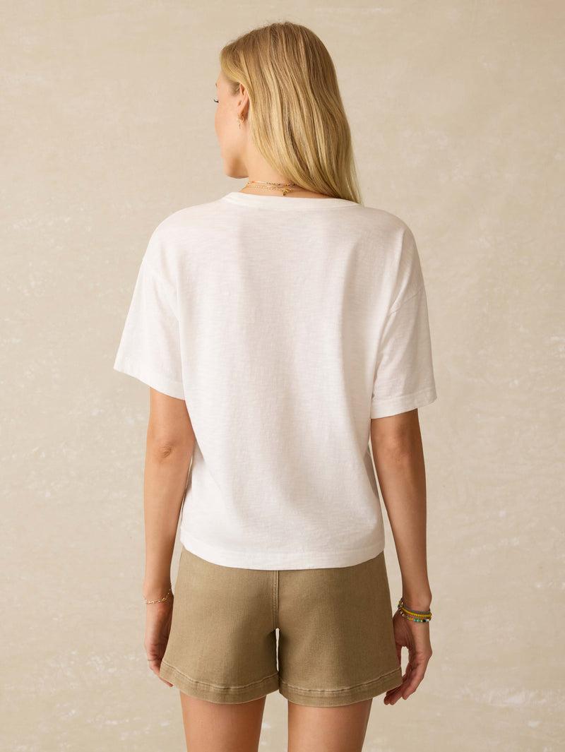 Sunwashed Regenerative Vintage Tee - White Female Product Image