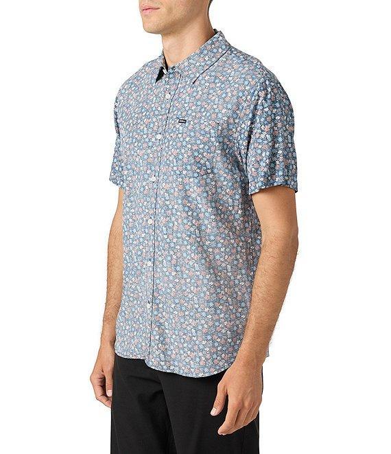 O'Neill Oasis Eco Standard-Fit Short Sleeve Printed Woven Shirt Product Image