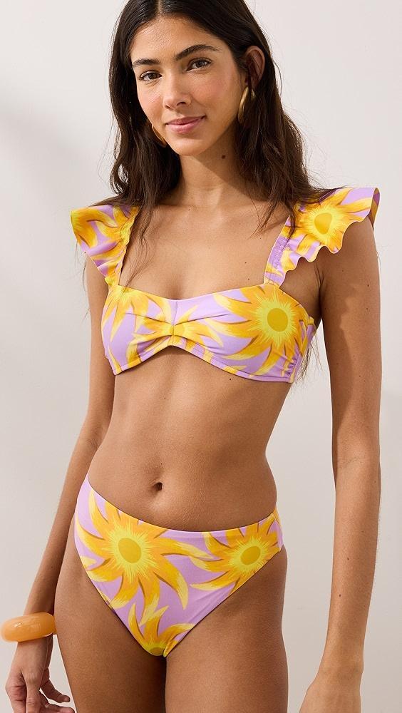 FARM Rio Sunny Side High Waist Bikini Bottoms | Shopbop Product Image