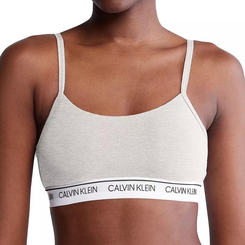 Women's Calvin Klein Archive Logo Lightly Lined Bralette QF7534,  Product Image