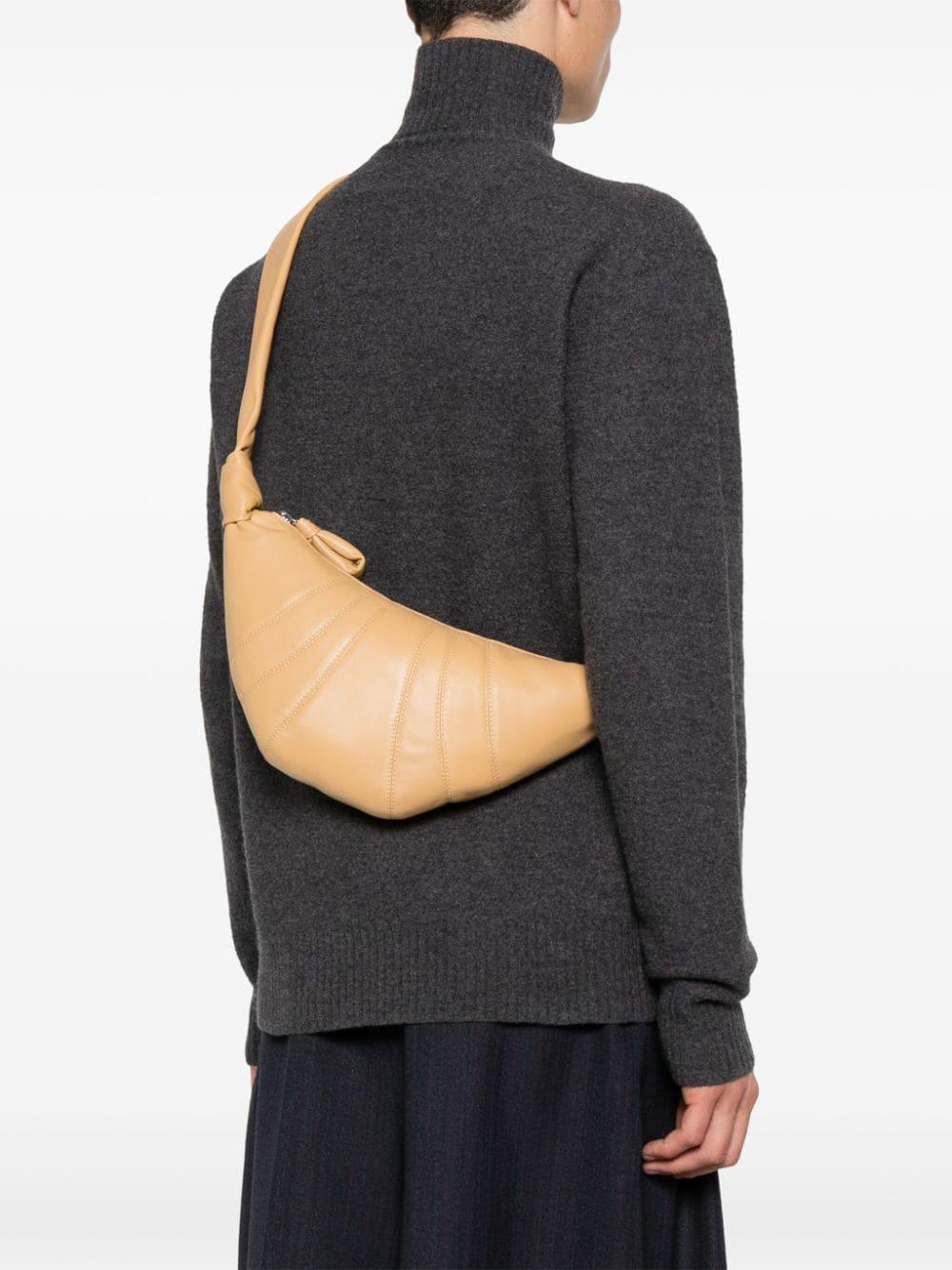 LEMAIRE Small Croissant Shoulder Bag In Beige Product Image