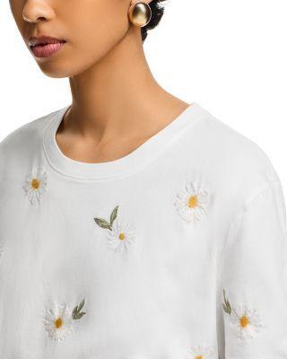 Daisy Embroidered Tee Product Image