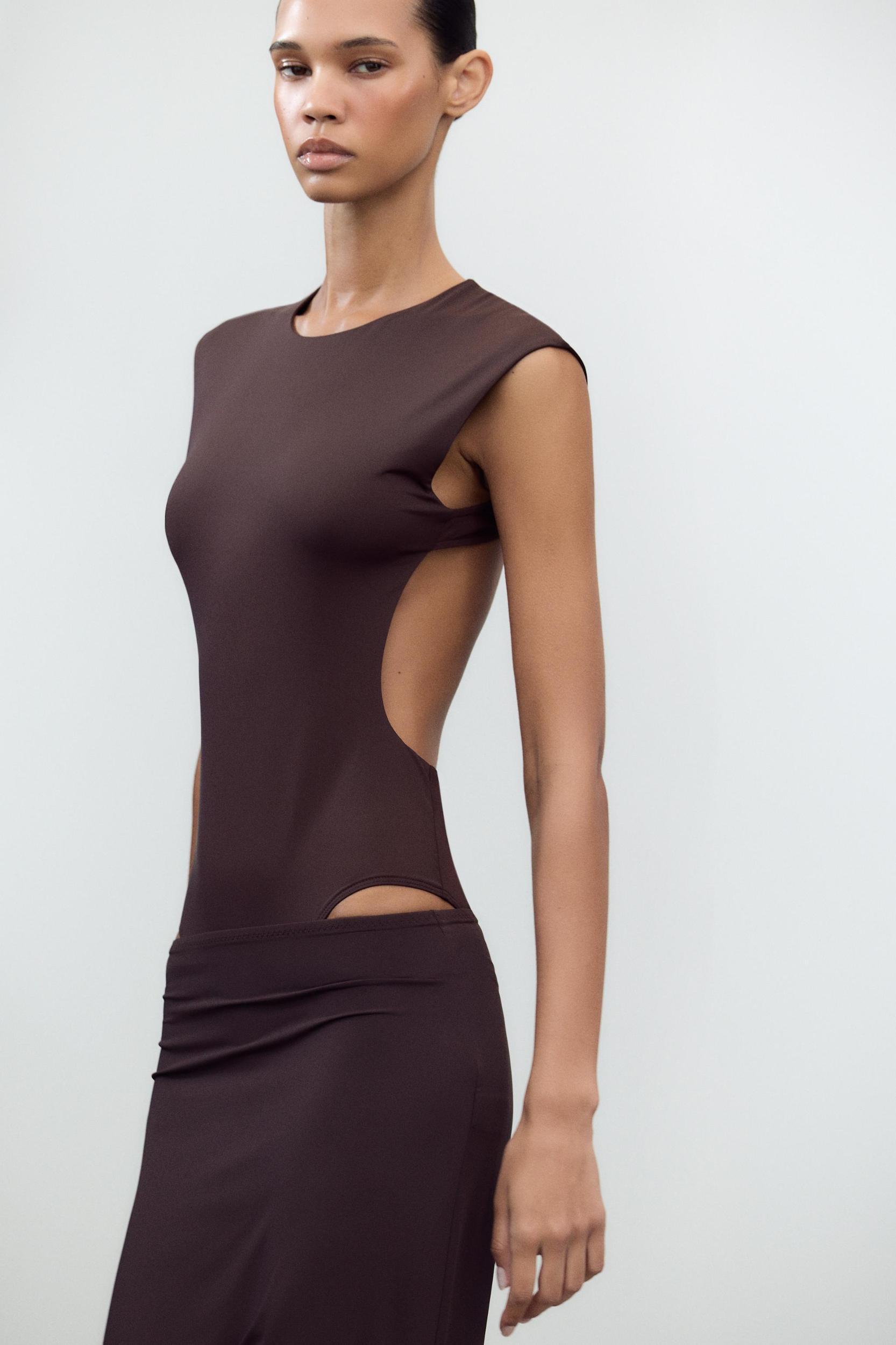 OPEN BACK POLYAMIDE BODYSUIT Product Image