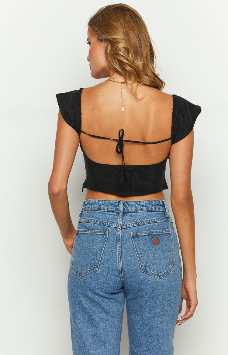 Anna Black Top Product Image