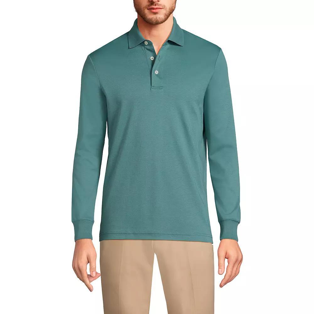 Men's Lands' End Soft Supima Polo,  Product Image