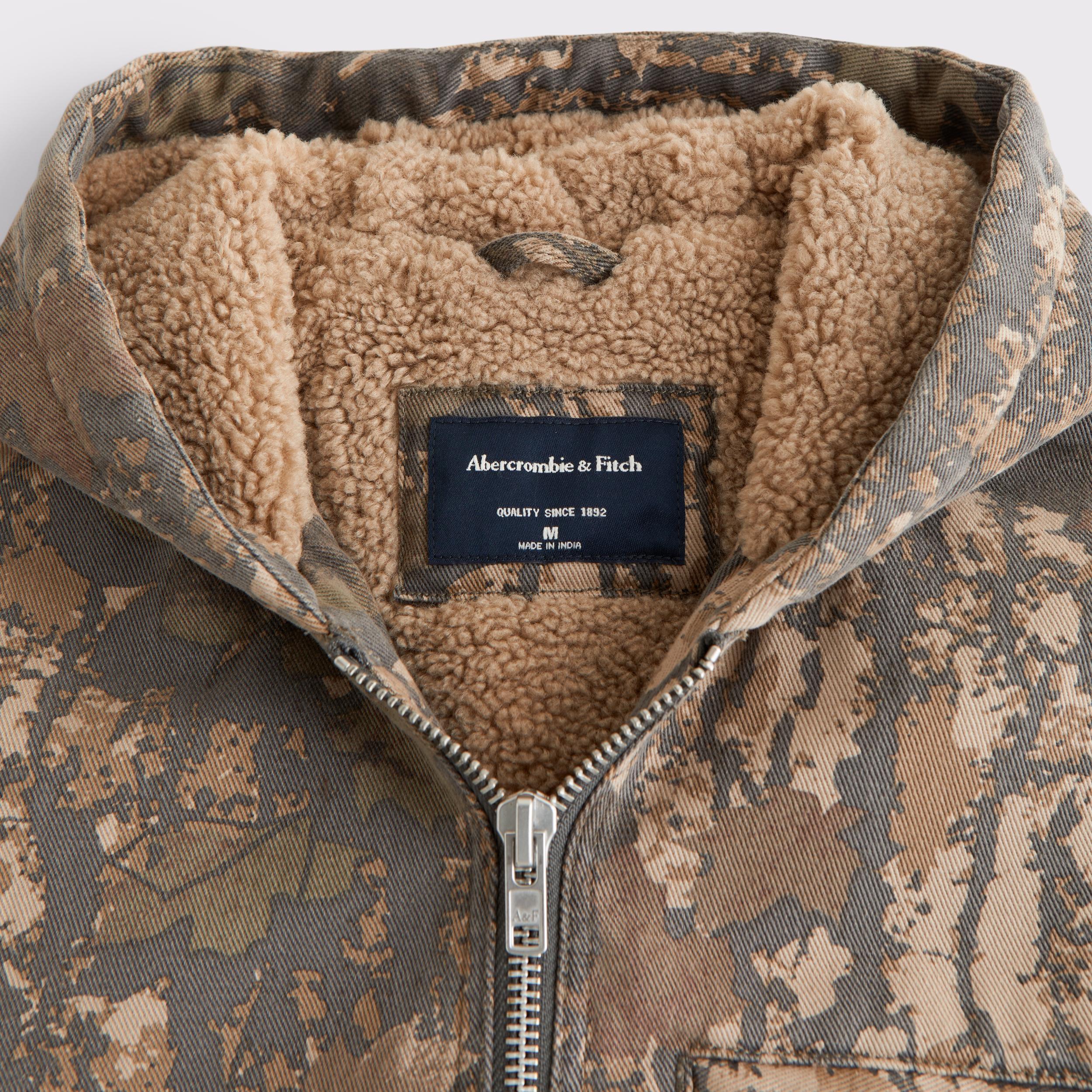 Hooded Workwear Bomber Jacket Product Image