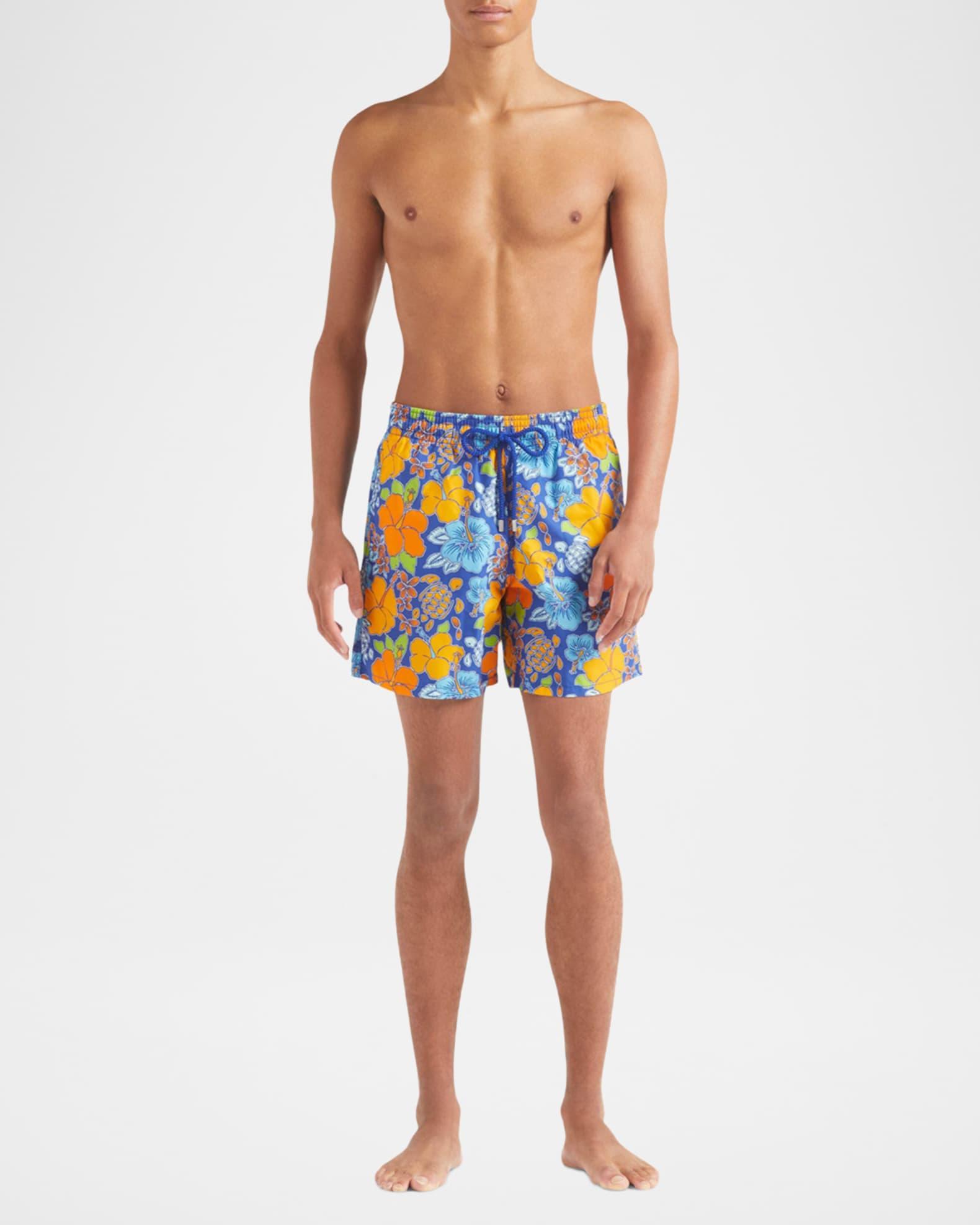 Men's Tropical Turtle Swim Trunks Product Image