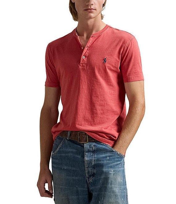 Polo Ralph Lauren Slub Jersey Short Sleeve Henley Shirt Product Image