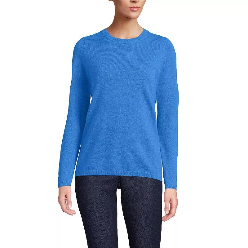 Women's Lands' End Crewneck Cashmere Sweater,  Product Image
