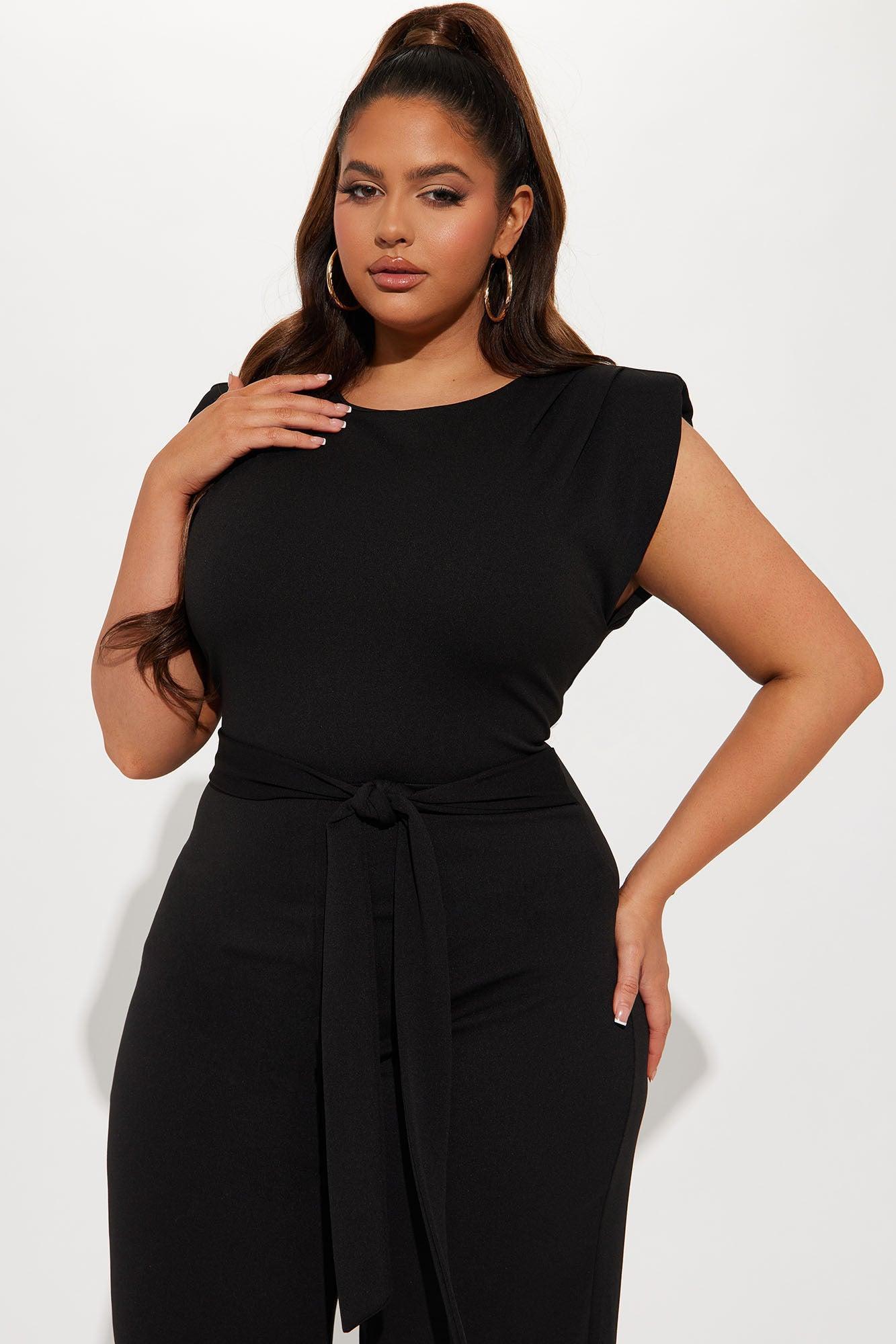 On Point Jumpsuit - Black Product Image