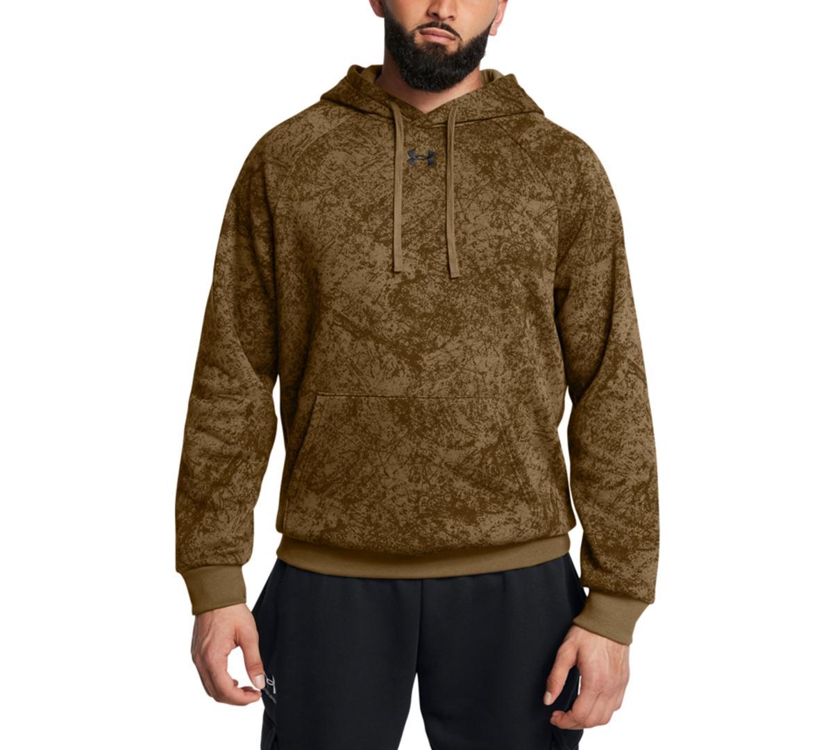 Mens UA Rival Fleece Camo Printed Hoodie Product Image