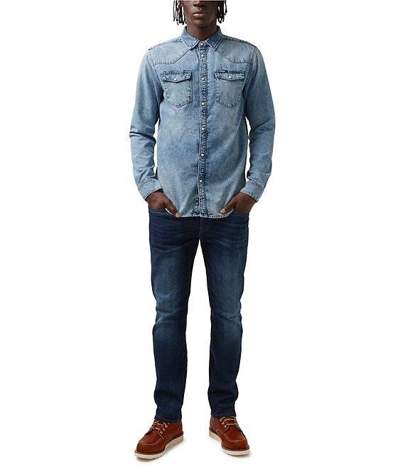 Buffalo David Bitton Sheldo Long Sleeve Denim Shirt Product Image