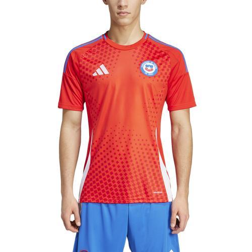 Adidas Mens Red Chile National Team 2024 Home Replica Jersey - Red Product Image