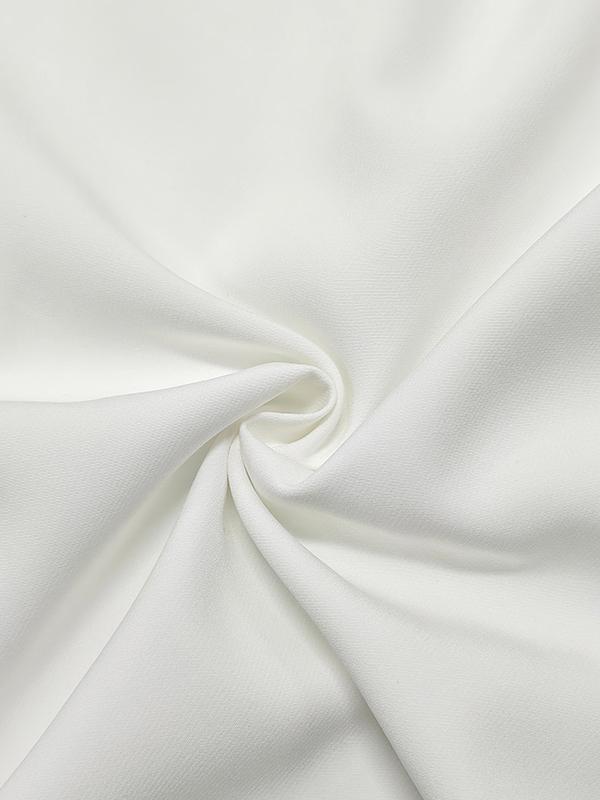 Flared Sleeves Half Sleeves Ruffle Trim Solid Color Deep V-Neck Blouses&Shirts Tops Outerwear Product Image