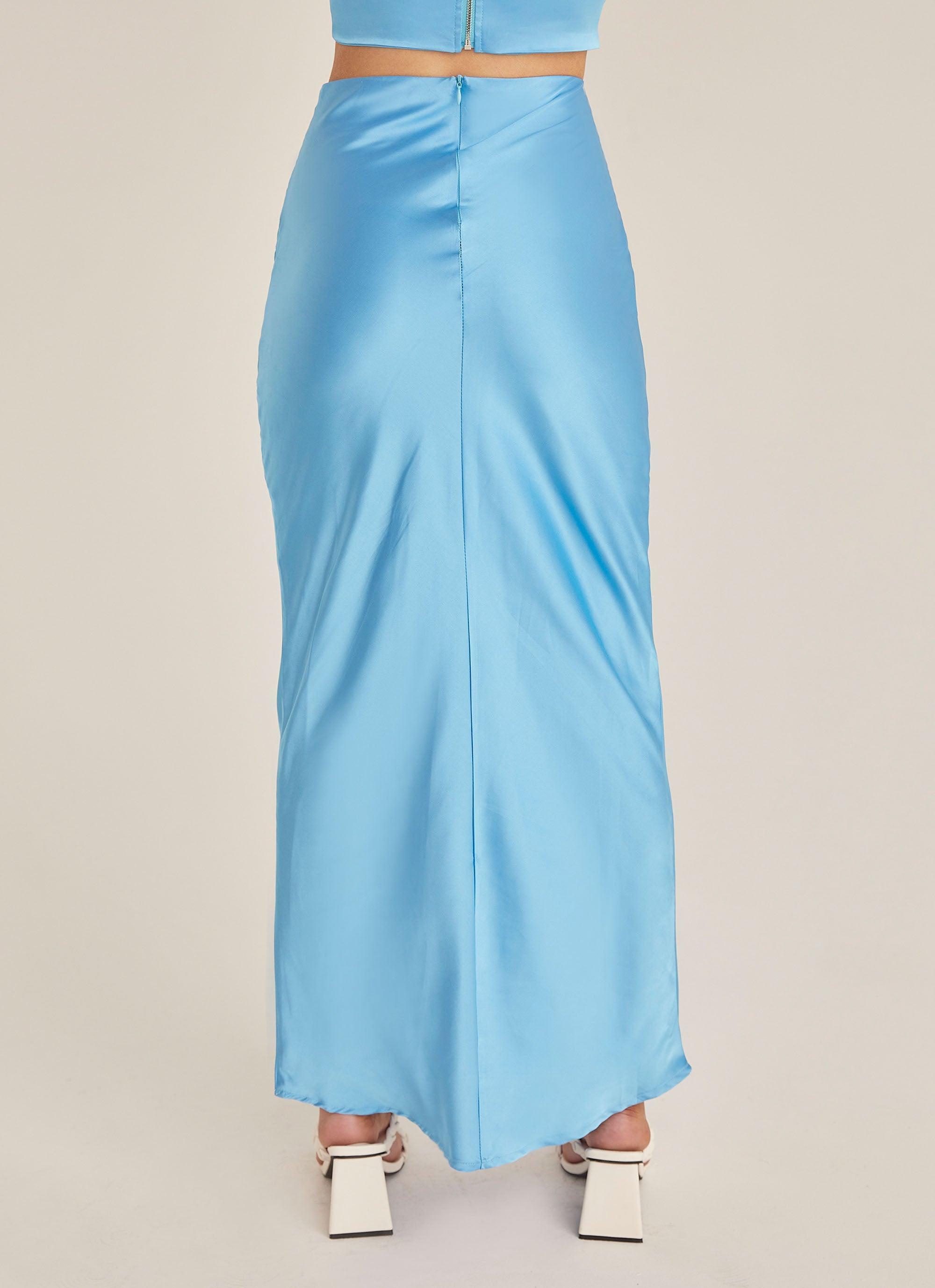 Mondello Maxi Skirt - Azure Product Image