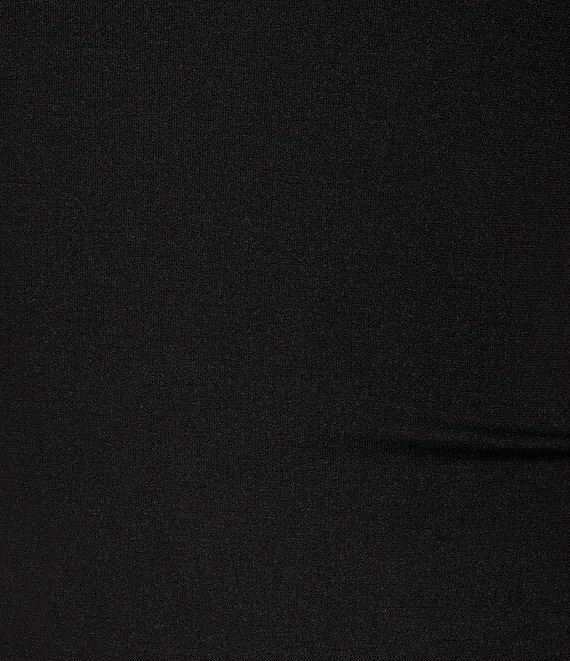 Buru Crew Neck 3/4 Sleeve Fitted Top Product Image