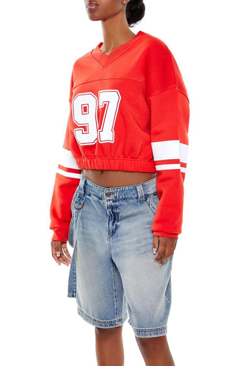 Fleece 97 Cropped Pullover | Forever 21 Product Image