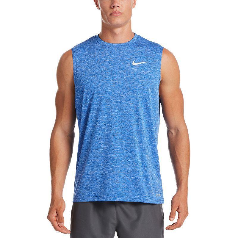 Men's Nike Dri-FIT UPF 40+ Essential Sleeveless Hydroguard Swim Tee, Size: XXL, University Blue Product Image