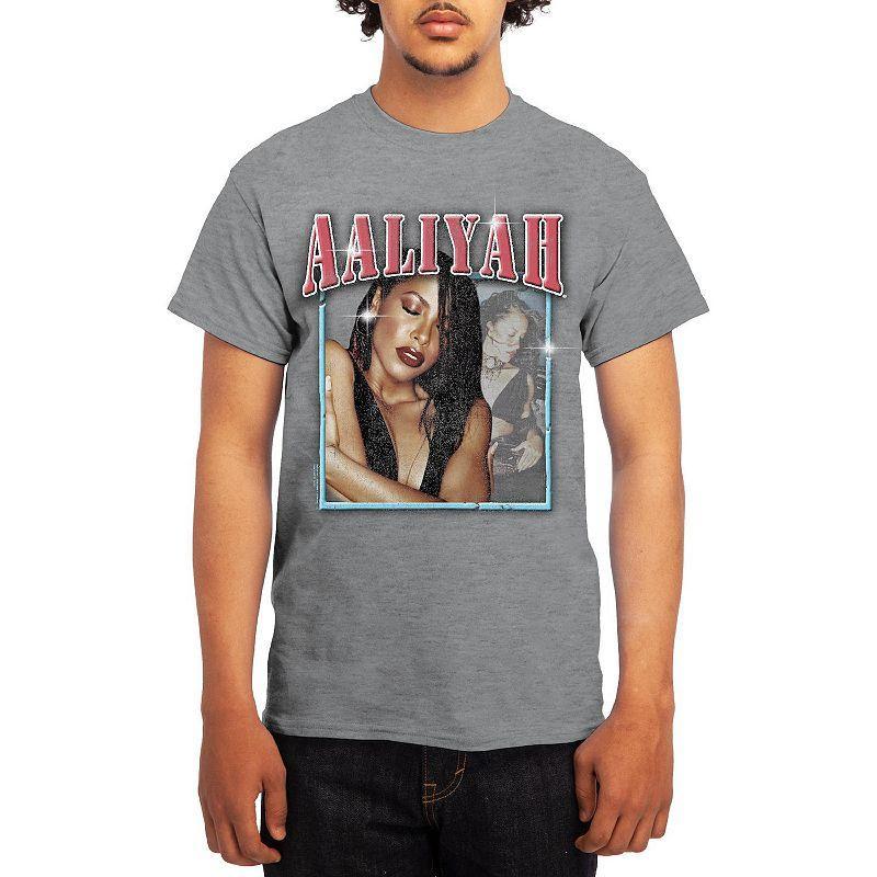 Men's Aaliyah Vintage Photo Overlay Tee, Boy's, Size: XL Product Image