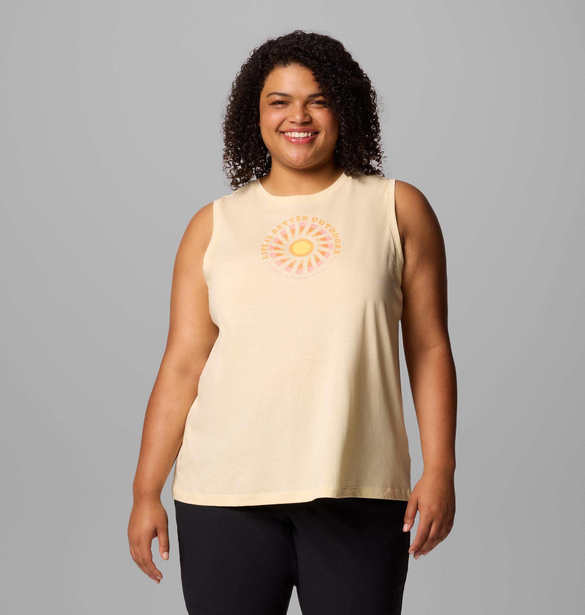 Columbia Womens Ruby Springs Graphic Tank - Plus Size- Product Image