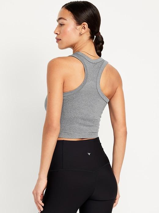 Fitted Seamless Crop Tank Top Product Image