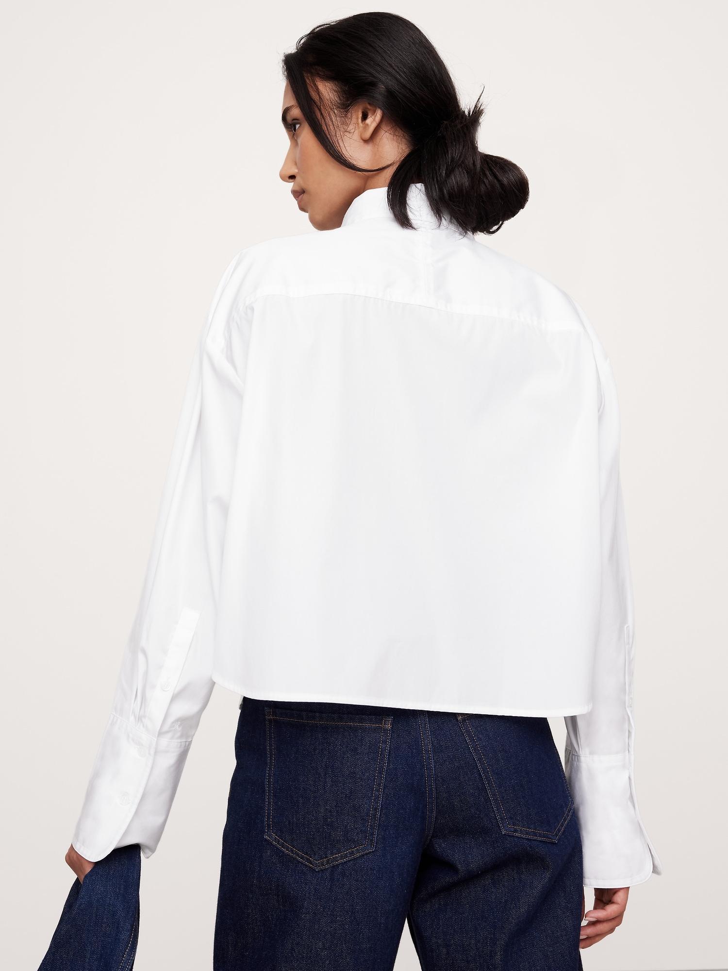 The Boxy Crop Shirt Product Image