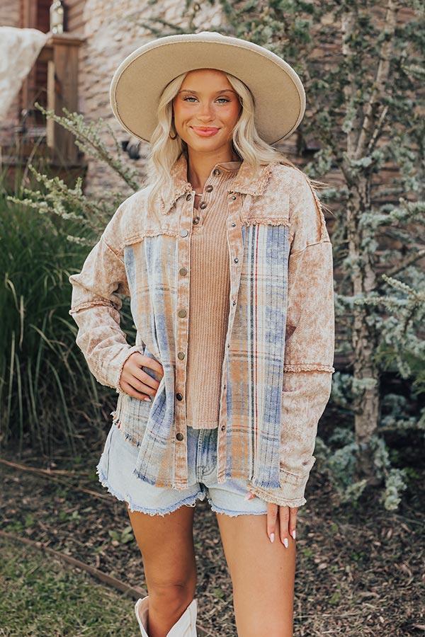 Pumpkin Spice Cutie Vintage Wash Jacket Product Image