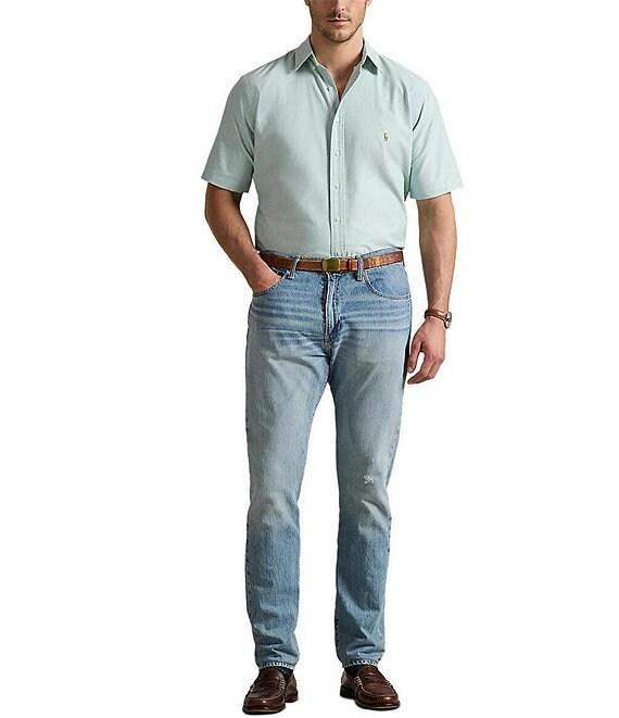 Polo Ralph Lauren Big & Tall Short Sleeve Oxford Woven Shirt Product Image