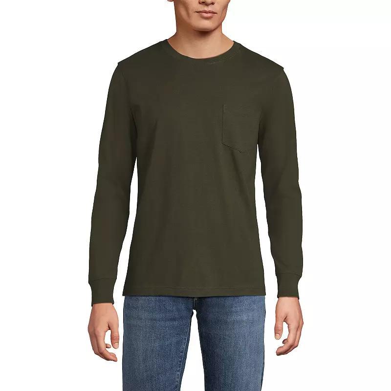 Men's Lands' End Super-T Pocket Tee,  Product Image