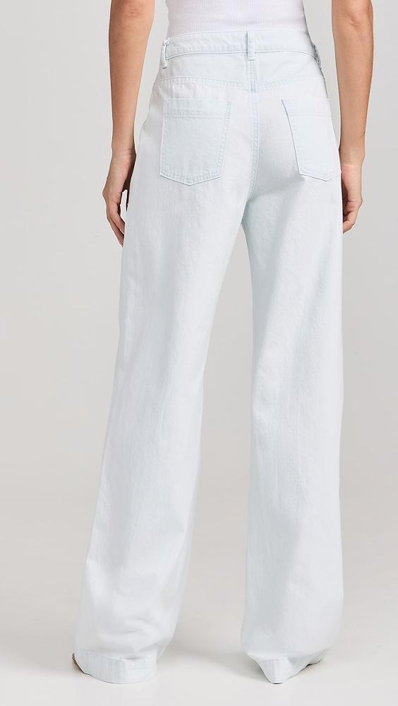 Vince Washed Wide Leg Trousers | Shopbop Product Image