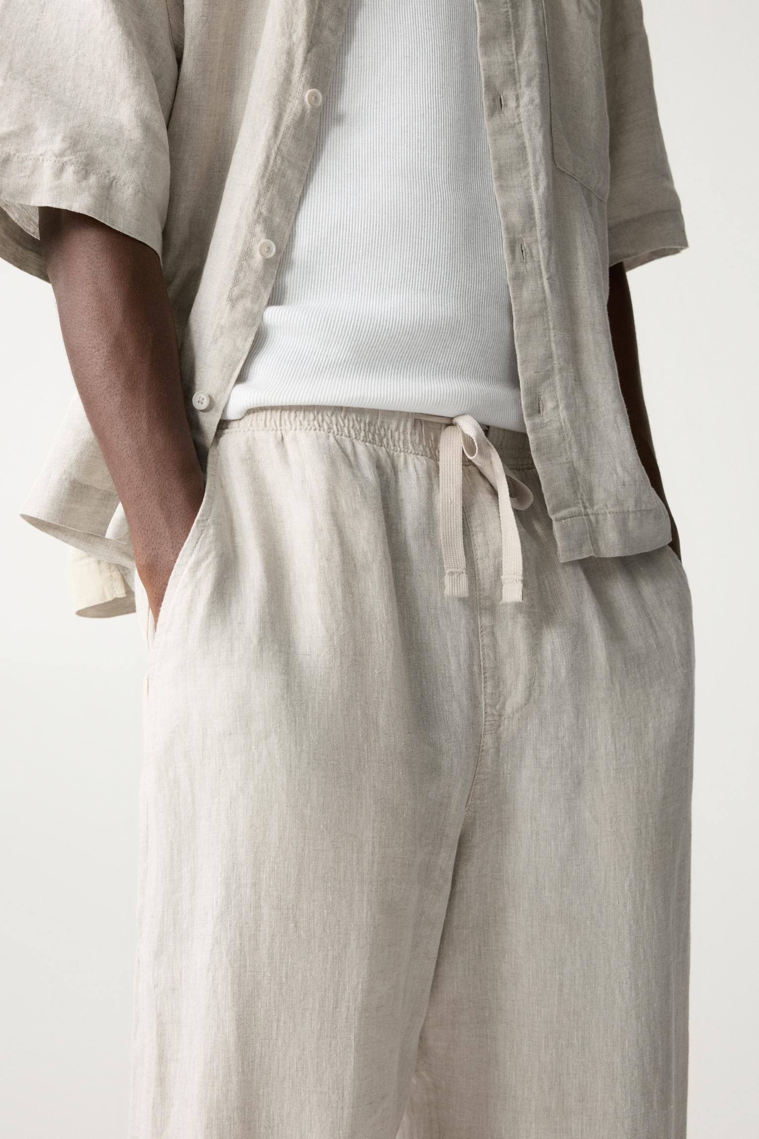100% linen sweatpants Product Image