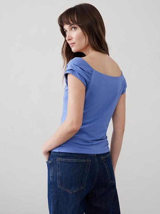 Off-Shoulder Soft Stretch Top Product Image