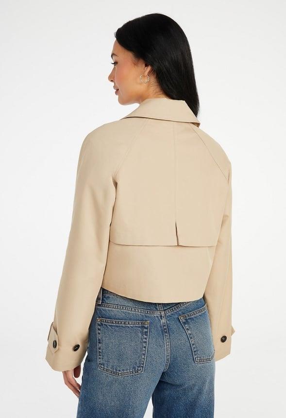 Cropped Trench Jacket Product Image