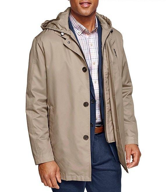 Johnston & Murphy Upton Hooded Raincoat Product Image
