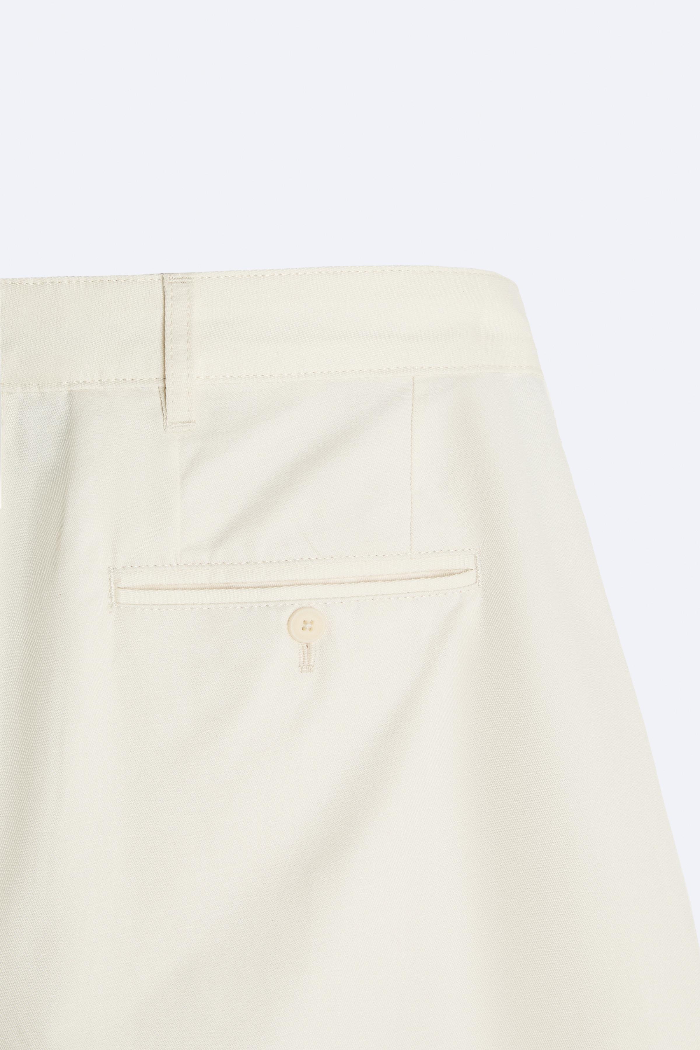 PLEATED WIDE FIT SHORTS Product Image