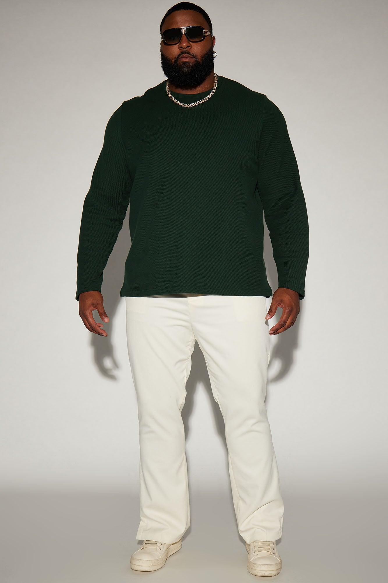 Composed Long Sleeve Tee - Hunter Product Image