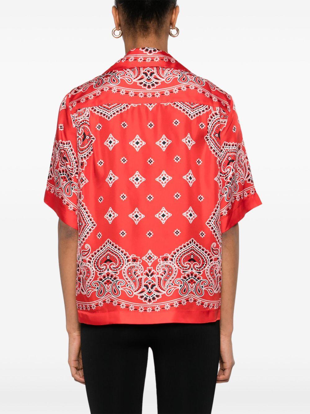 bandana-print shirt Product Image
