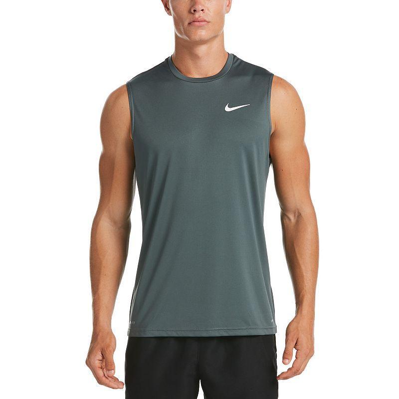 Men's Nike Dri-FIT UPF 40+ Essential Sleeveless Hydroguard Swim Tee, Size: XXL, University Blue Product Image