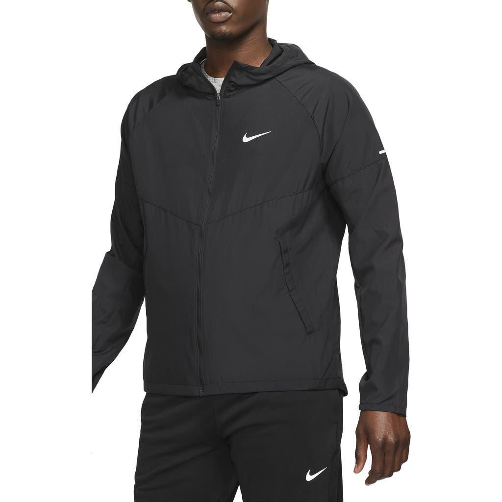 NIKE Men's Miler Repel Running Jacket In Black Product Image