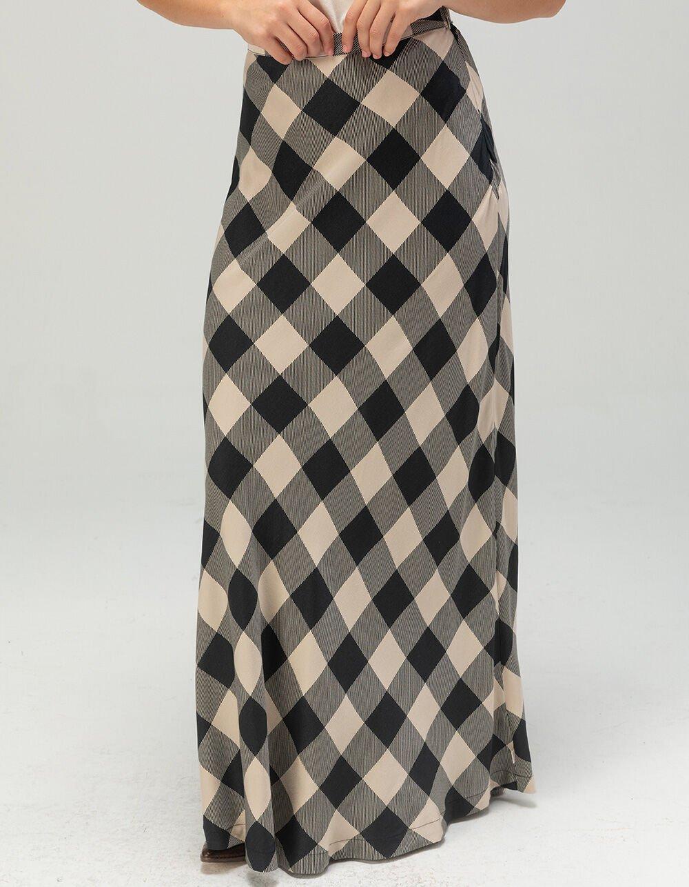 BRIXTON Silky Womens Maxi Skirt - Cream Combo Product Image