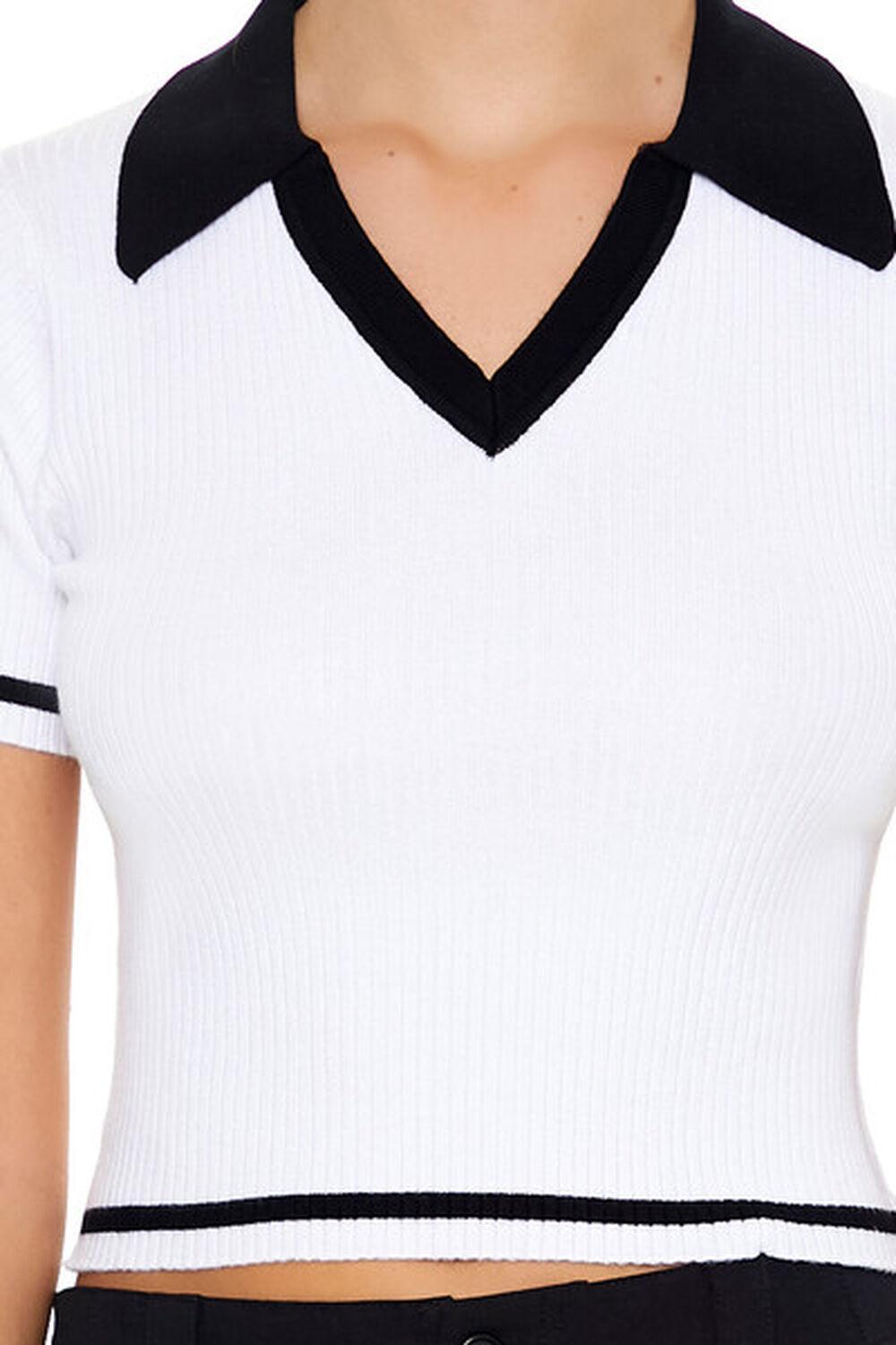 Sweater-Knit Cropped Shirt | Forever 21 Product Image