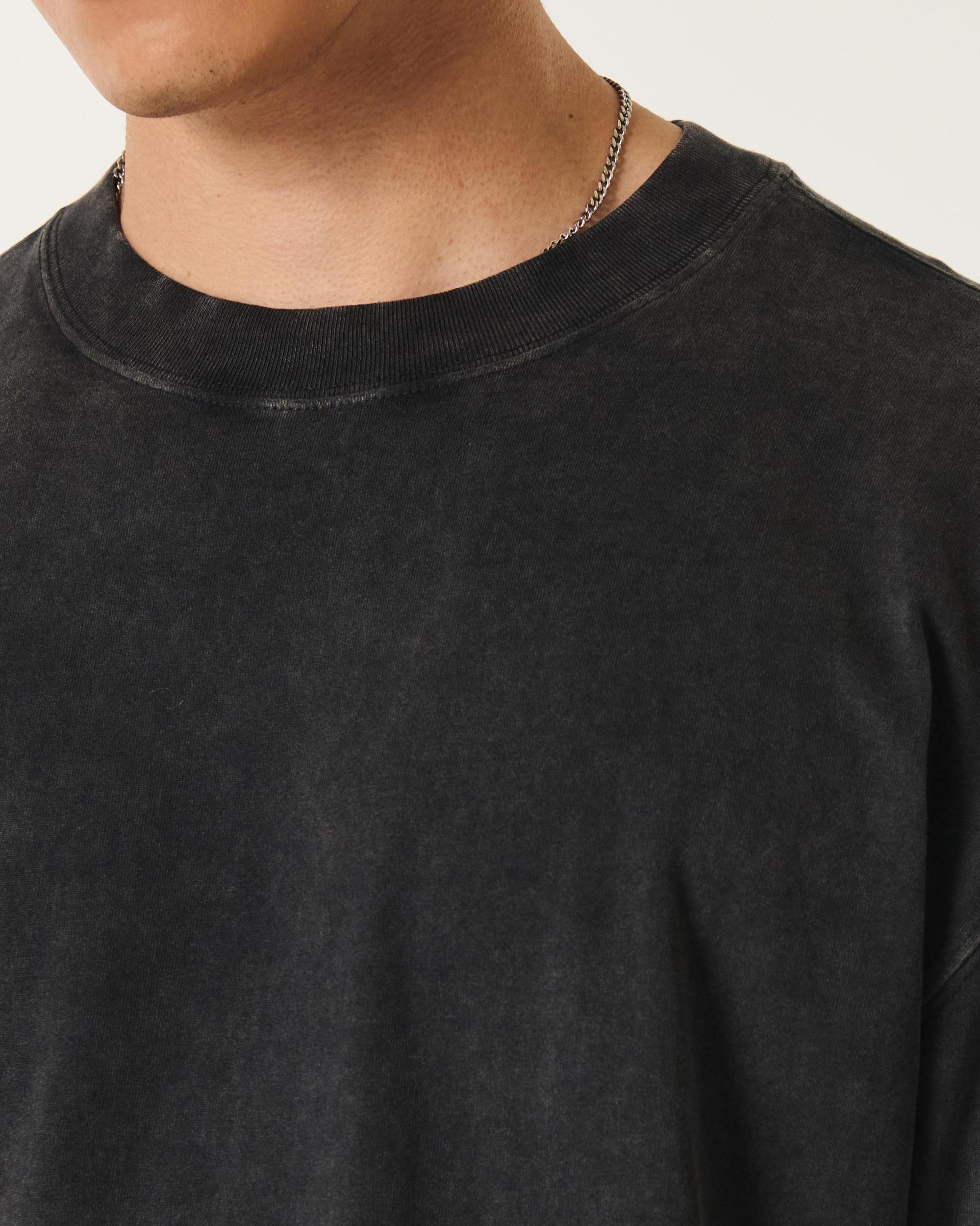 Dalix Mens Lil Smile Heavy Weight Cotton Tee Product Image