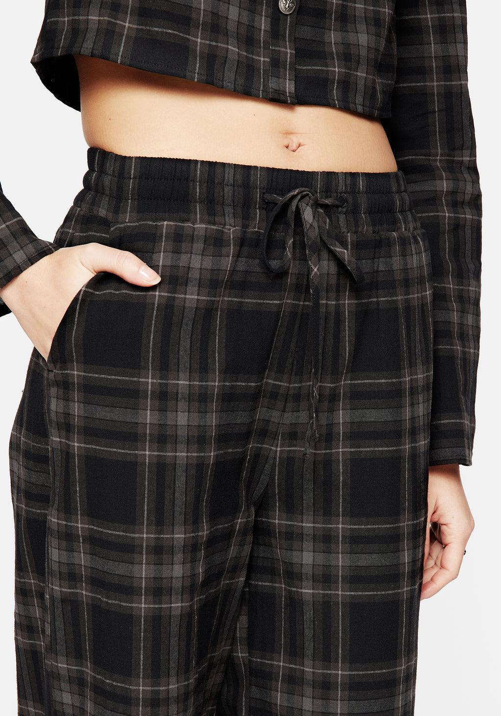 Clover Check Crop Trousers Product Image