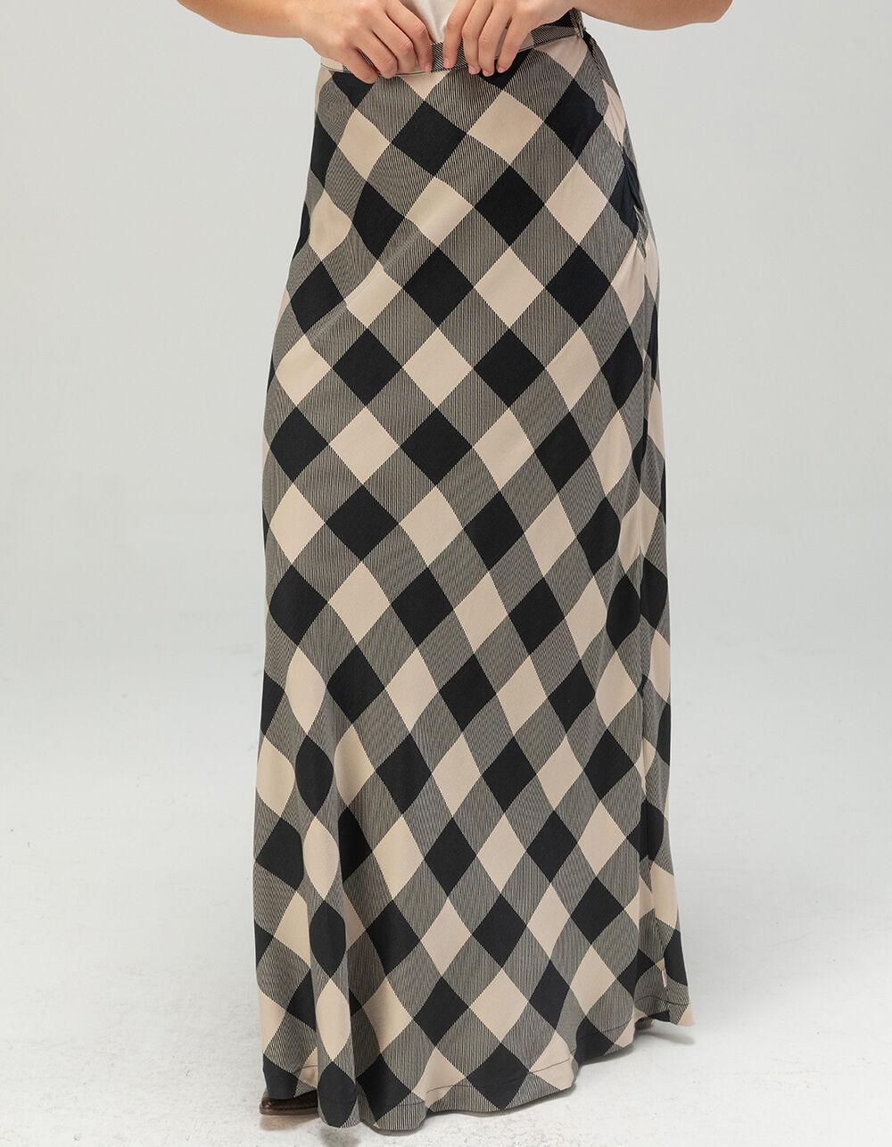 BRIXTON Silky Womens Maxi Skirt - Cream Combo Product Image